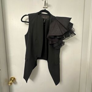 BCBG asymmetrical vest